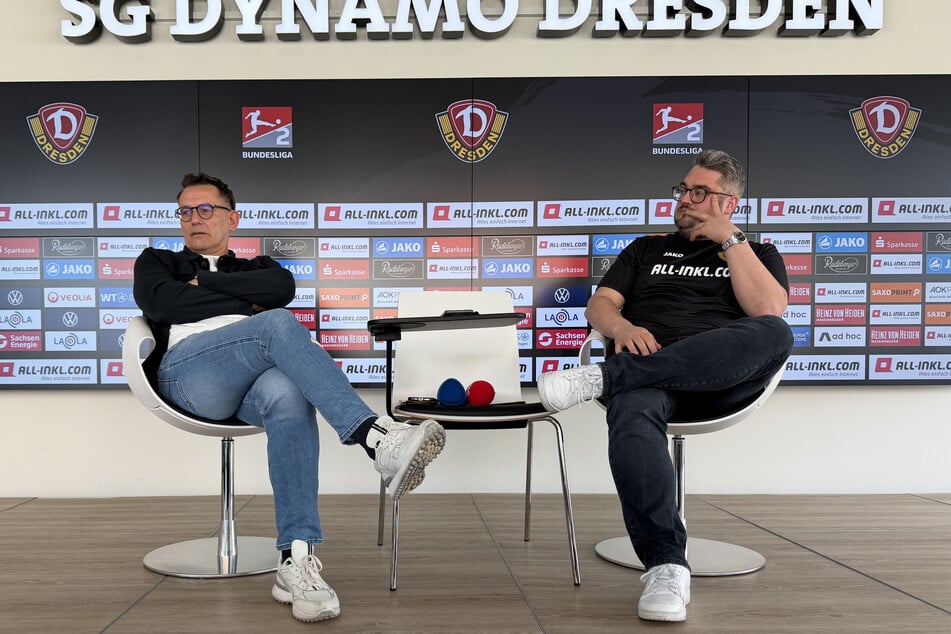 Michael Born (l.) und Michael Ziegenbalg gaben Einblicke in Themen des Aufsichtsrats.