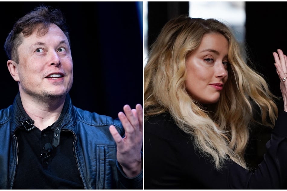 Amber Heard (r) has apparently said "bye bye" to Twitter after her ex-boyfriend amid Elon Musk becoming the CEO.