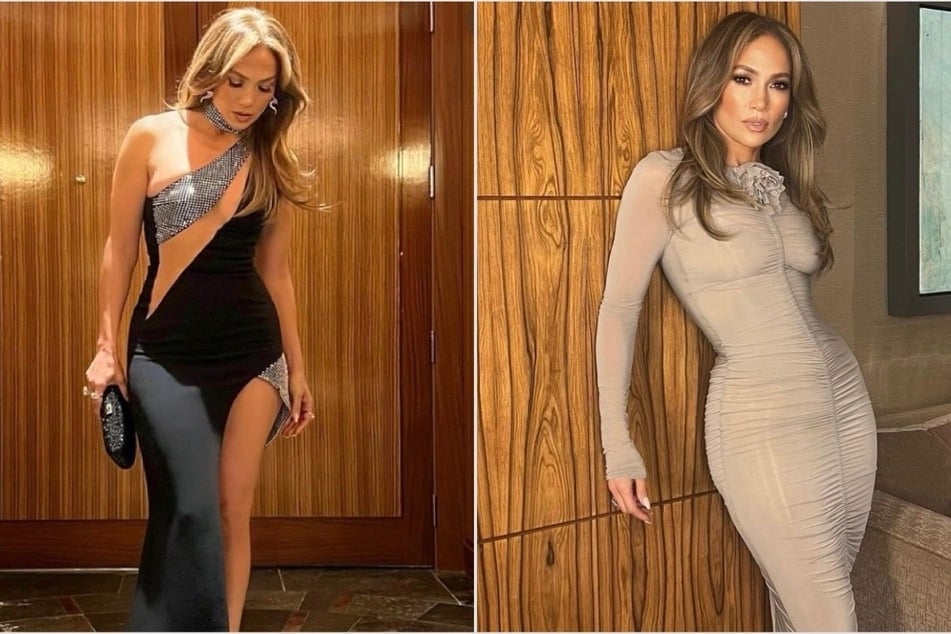 Jennifer Lopez made a statement this weekend in Vegas in two head-turning fits.