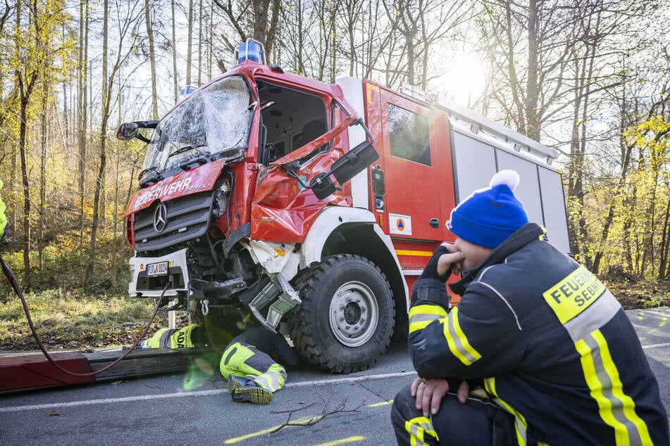 Wieder auf den Rädern war das Fahrzeug doch nicht mehr zu gebrauchen.