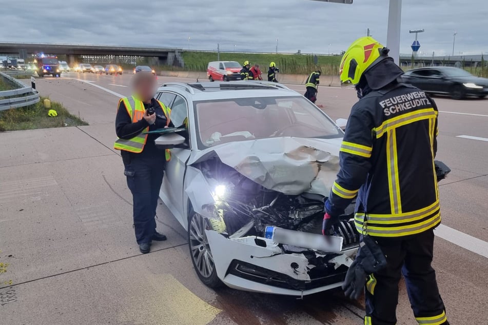 Die Feuerwehr half bei den Aufräumarbeiten.