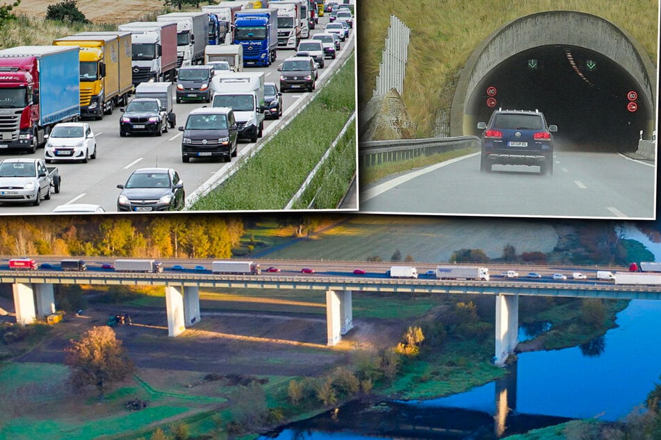 Brücke, Tunnel, Blechlawinen: Das sind Sachsens Autobahn-Projekte 2022