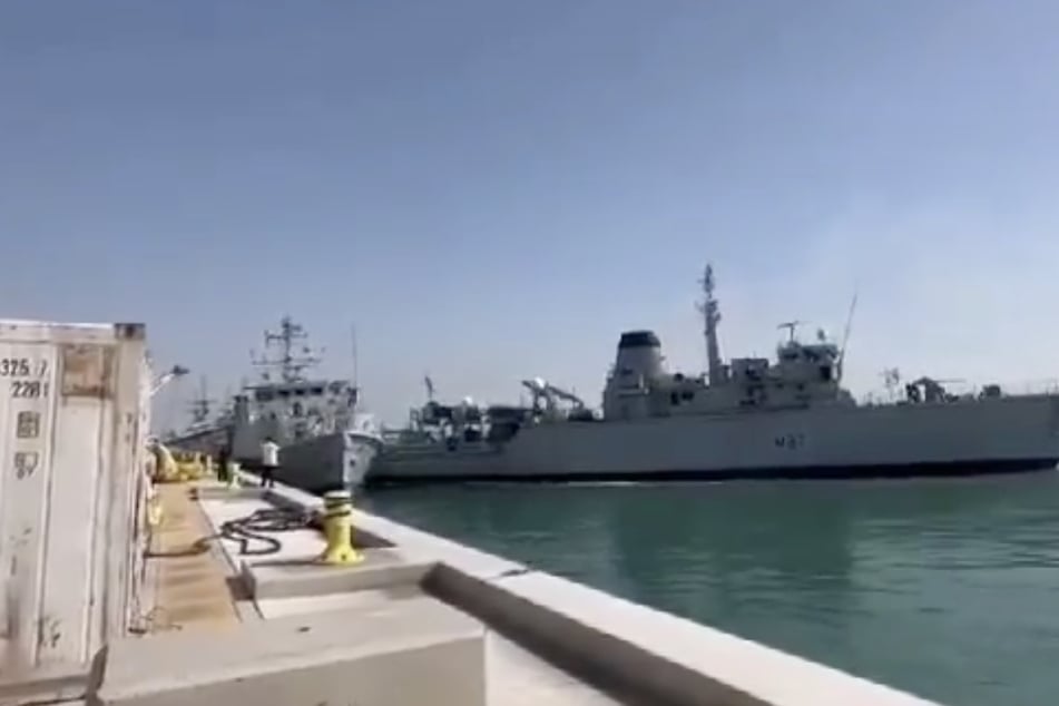 British warships collide in shocking footage as Royal Navy promises investigation