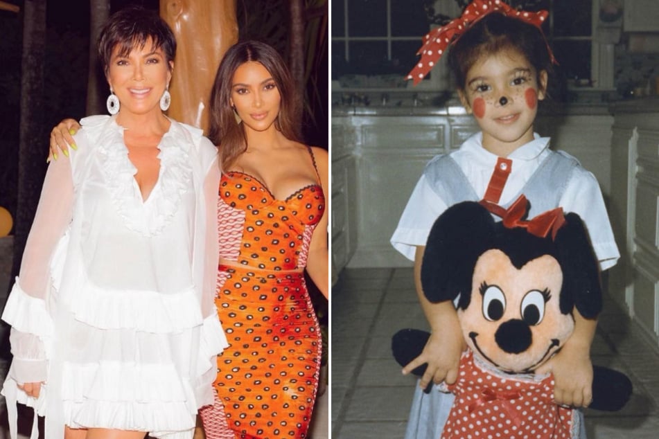 Kris Jenner (l.) posted a series of photos with daughter Kim Kardashian in honor of her 43rd birthday!
