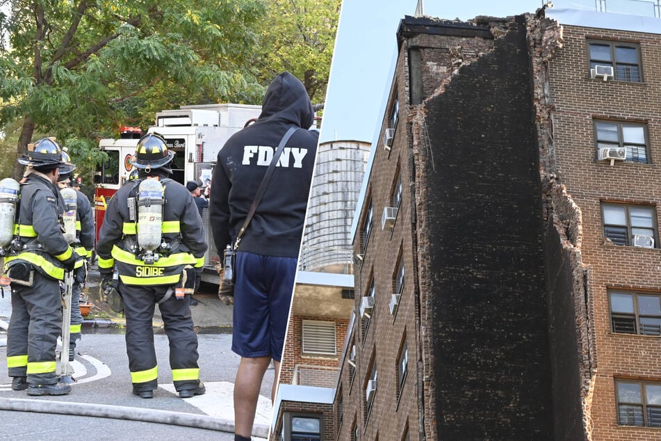 A gas explosion reportedly caused a 20-story Bronx apartment building to partially collapse on Wednesday.