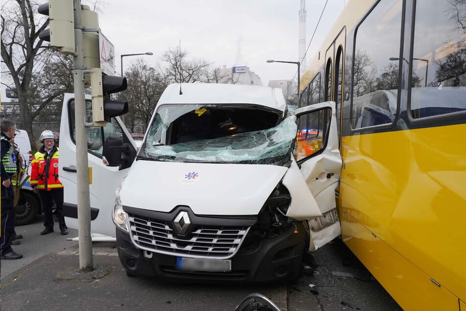 Der Sprinter war in Richtung Mühlhausen unterwegs.