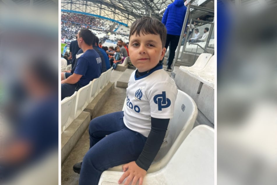 Der achtjährige Kenzo ist großer Fan von Olympique Marseille und besuchte schon öfter Spiele seines Lieblingsteams.