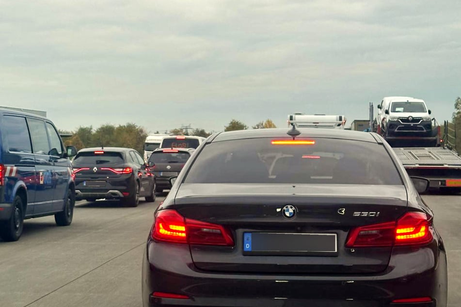 Unfall A14: Gleich mehrere Unfälle auf der A14 bei Leipzig