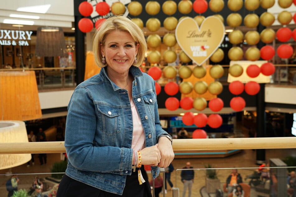 TAG24 traf Anke Harnack (46) am Donnerstag bei der Geburtstagsfeier des Elbe Einkaufszentrums im Hamburger Westen.