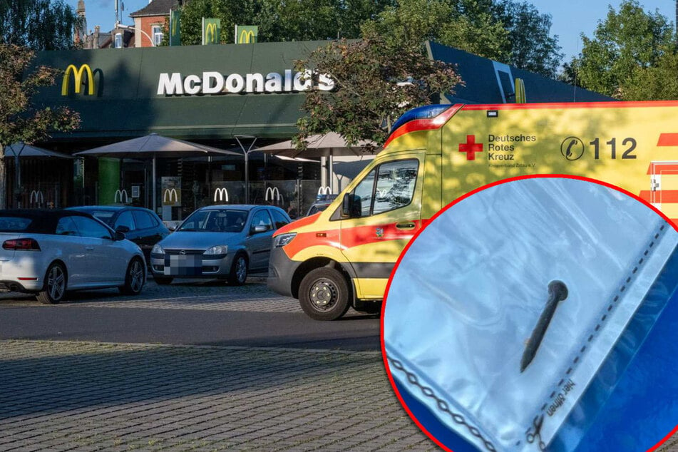 Nagel in Burger: Einsatz bei McDonald's!