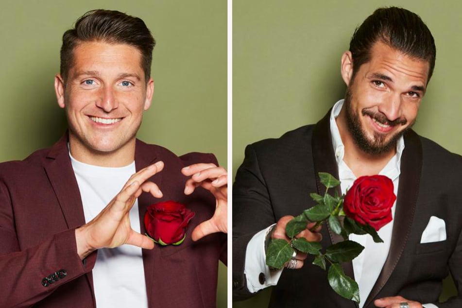 Polizist Tony (30, l.) aus Rostock und Development Manager Zico (30) aus Köln. (Fotomontage)