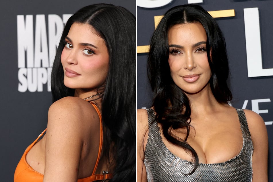 Kylie Jenner (l.) and Kim Kardashian have both placed bets on the Seattle Seahawks to win Super Bowl LX.