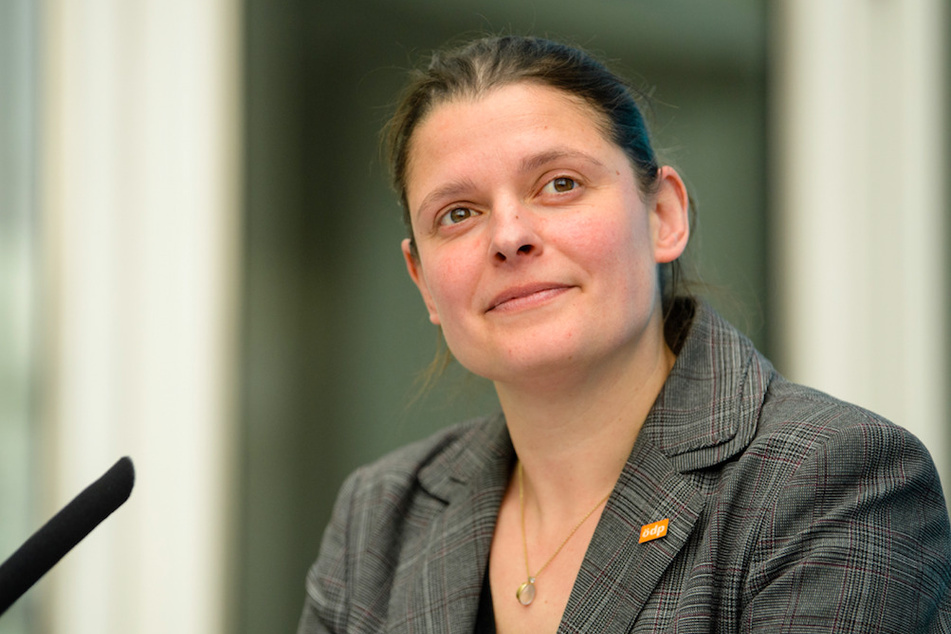 Agnes Becker (41, ÖDP) kritisierte unter anderem die zu geringe Wertschätzung für die heimische Ökolandwirtschaft in Bayern.