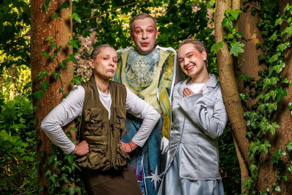 Spielen in einer turbulenten Mozart-Vorführung (v.l.): Dorothea Wagner (42), Cornelius Uhle (45) und Fanny Lamers (26).