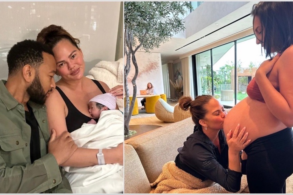 Chrissy Teigen revealed that she and John Legend have welcomed their fourth child via surrogacy.
