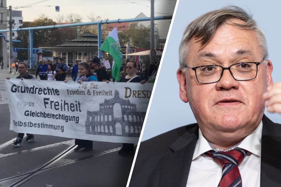 Chef von sächsischem Verfassungsschutz besorgt: "Mitte der Gesellschaft bröckelt"