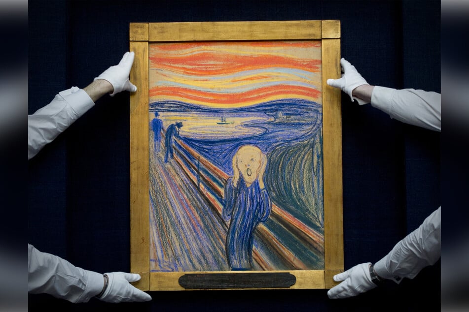 The Scream at Sotheby's auction house in London in 2012.