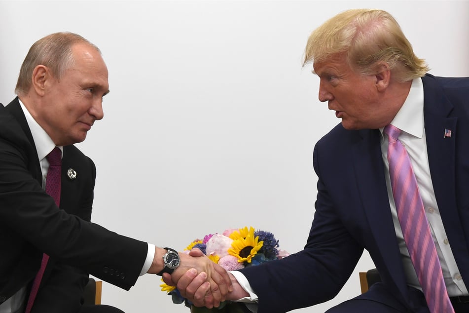 US-Präsident Donald Trump (78, rechts) behauptet, dass er mit Wladimir Putin (72), dem russischen Oligarchen, telefoniert hätte. (Archivbild)