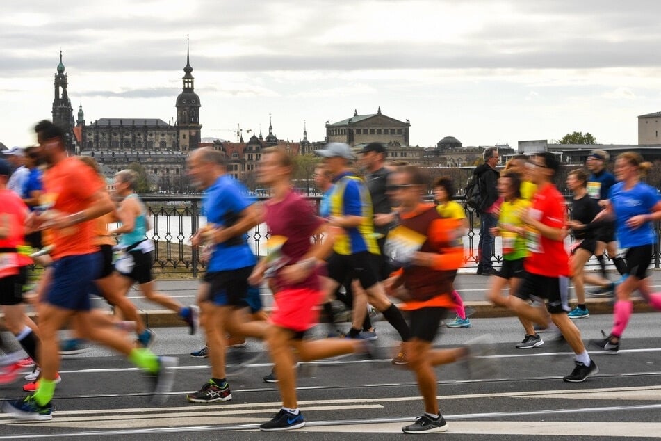 Läufer des Dresdner Marathons aufgepasst: Das Städtische Klinikum sucht Euch als Probanden. (Archivbild)