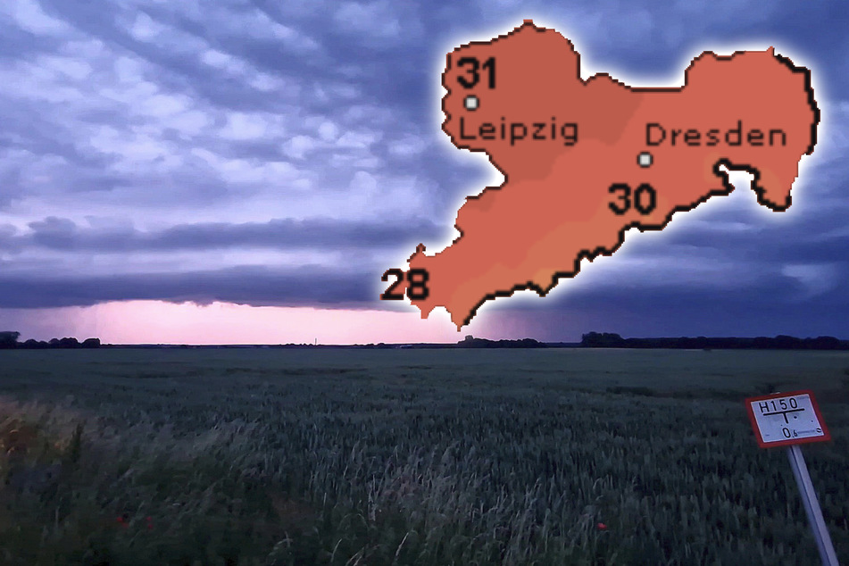 Neue Woche in Sachsen wird warm und regnerisch: Unwetter für Wochenmitte angesagt!