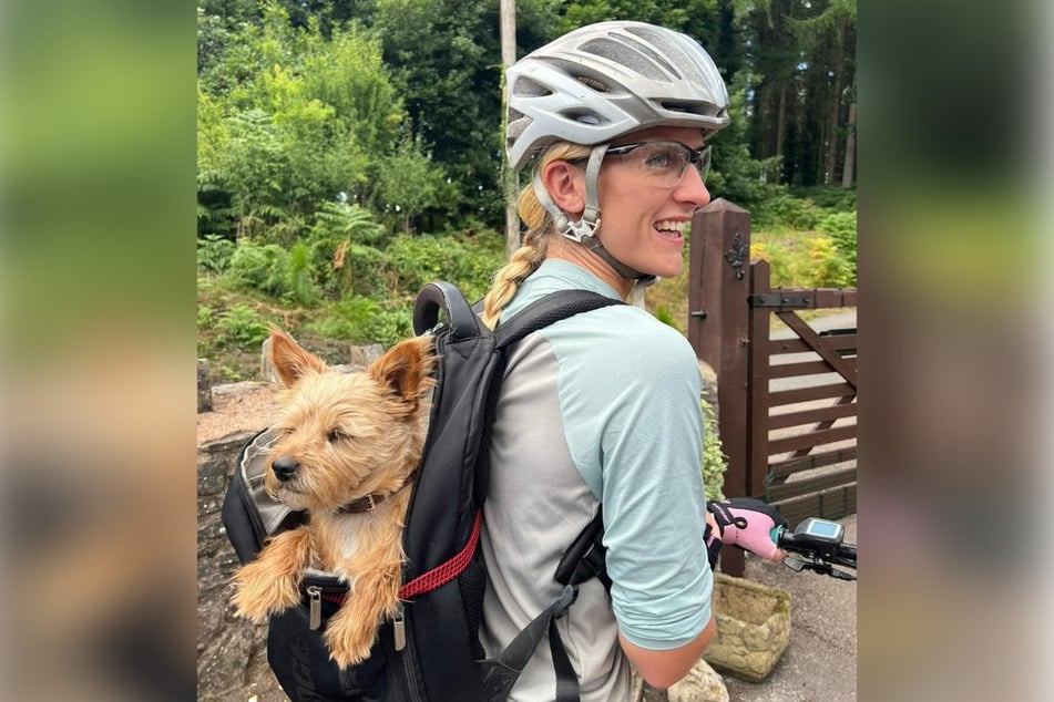 Sky and Vanessa can now go on more biking adventures together with the help of their backpack!