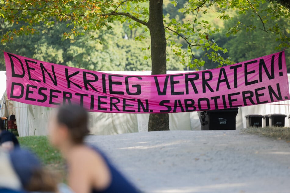Wie schon im Vorjahr breiten sich die Demonstrierenden auch dieses Jahr im Grüngürtel aus.