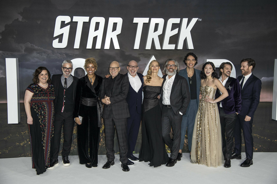 The cast of Amazon Original Star Trek: Picard at Odeon attend the premiere in London, January 2020.