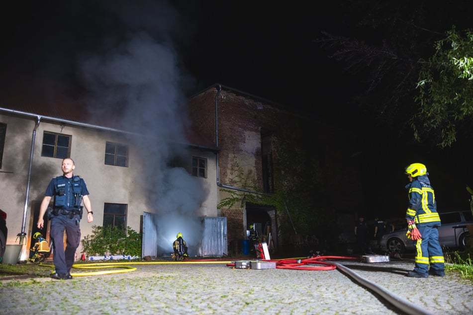 Polizei, Feuerwehr und der Rettungsdienst waren vor Ort im Einsatz.