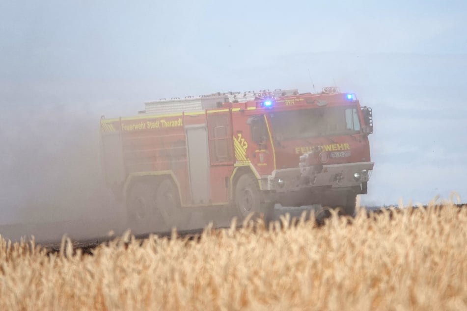 Die Feuerwehr wurde zu einem Feldbrand nach Obernaundorf gerufen.