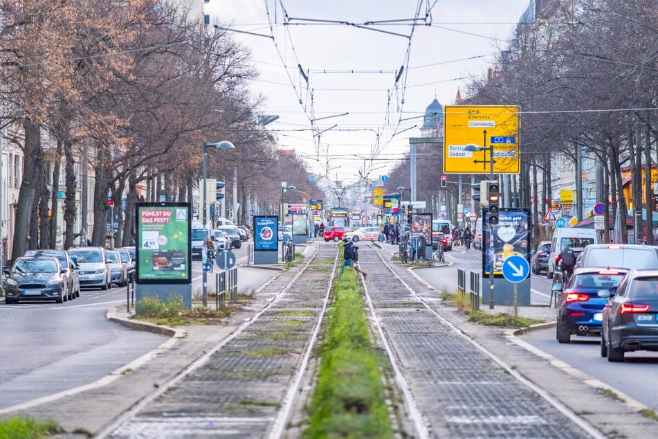 Leipzigs Karl-Liebknecht-Straße soll ab Juni zwischen Körnerstraße und Kurt-Eisner-Straße umfangreich umgebaut und deshalb gesperrt werden.