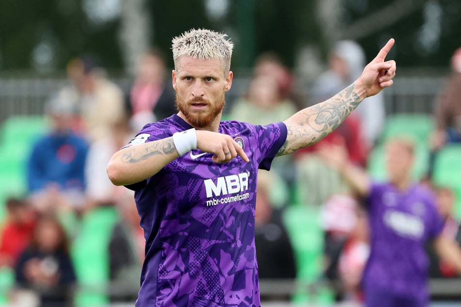 Marvin Stefaniak (31) gehört zu den Aue-Kickern, die noch ohne Ticket für die neue Saison sind.