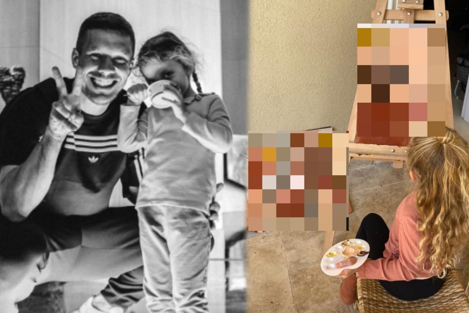 Tochter von Lukas Podolski verblüfft mit Talent: So toll kann die 4-Jährige schon malen