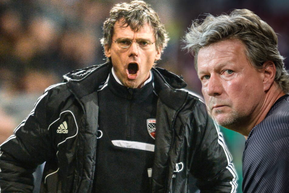 Michael Henke (63, li.) und Jeff Saibene (52) gerieten nach dem Spiel aneinander. (Fotomontage)
