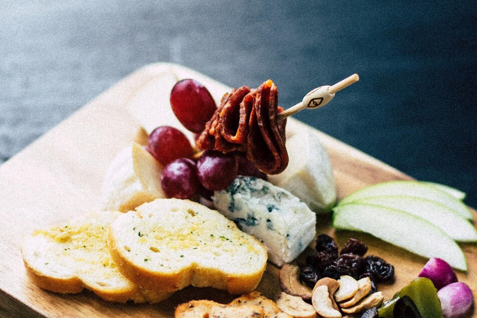Drunken goat cheese makes for a great addition to any charcuterie board.