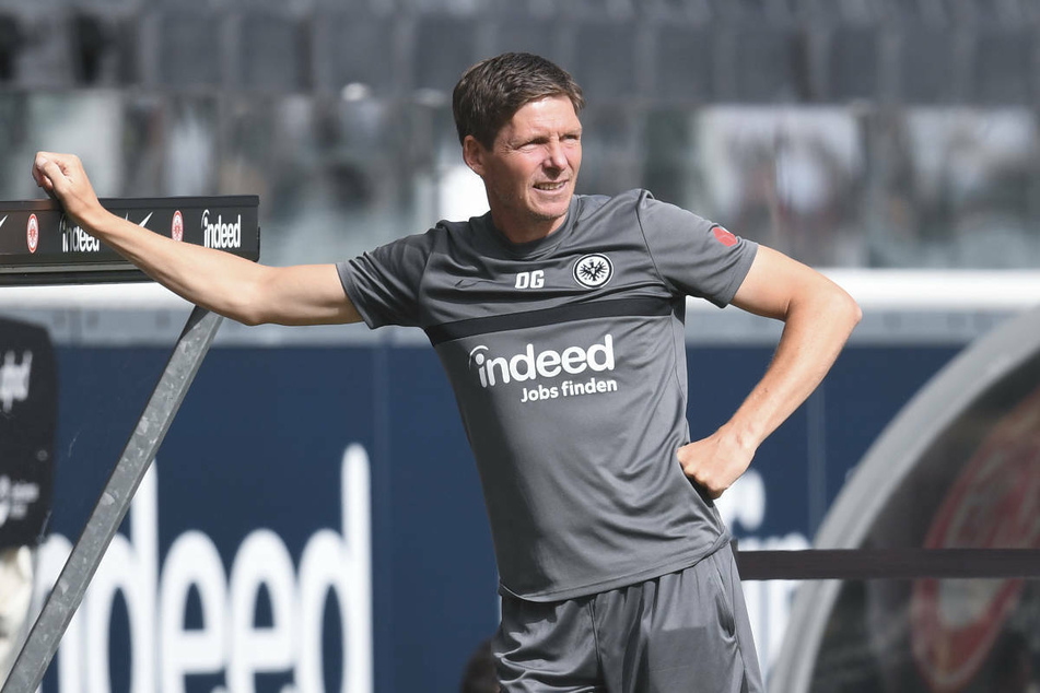 Eintracht-Coach Oliver Glasner konnte mit der Leistung seiner Mannschaft vor allem in der ersten Halbzeit hochzufrieden sein.