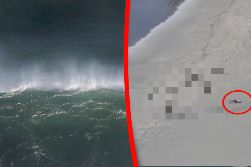 Verunglückter Surfer sucht verzweifelt Hilfe: So gelang die Rettung in letzter Sekunde!