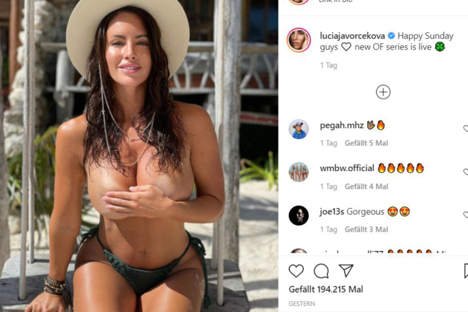 Bietet ihren Fans die pralle Erotik: Lucia Lachkovic Javorcekova.
