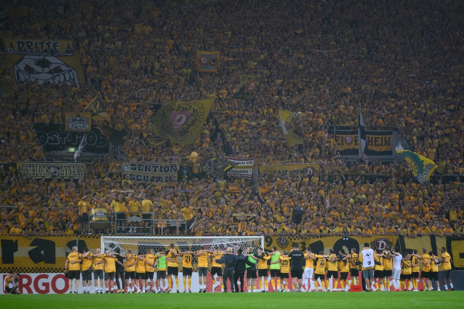 "Alle in Gelb" lautet am Montag wieder das Motto von Dynamo Dresden im DFB-Pokal gegen den 1. FSV Mainz 05.