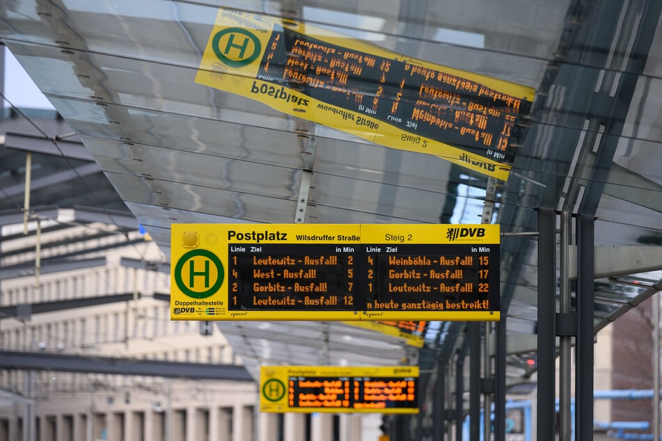 Am Freitag kommt es in Dresden zu einer Vielzahl von Fahrtausfällen.