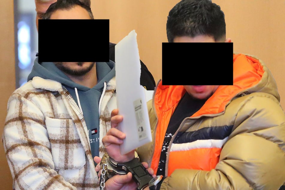 Aead (l.) und Gamil (r.) müssen für jeweils vier Jahre und acht Monate ins Gefängnis.