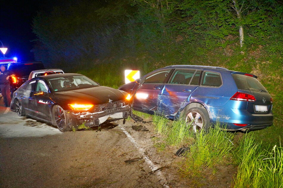 Der 22-Jährige richtete mit seinem Audi ein ziemliches Chaos an.