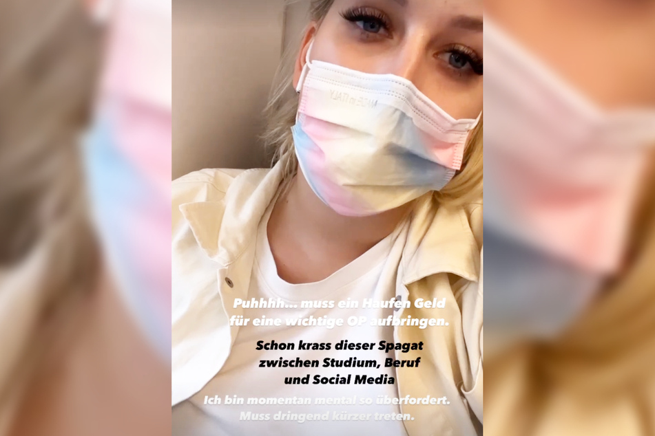 Wegen einer wichtigen Operation müsse sie aktuell einen "Haufen Geld" aufbringen, verriet Josimelonie (28) in einer weiteren Instagram-Story vom Mittwoch.