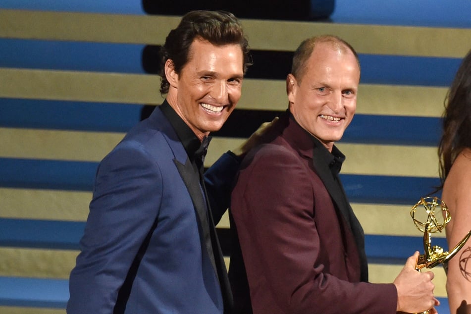 Matthew McConaughey (53, l.) und Woody Harrelson (61) sind seit vielen Jahren sehr gute Freunde.