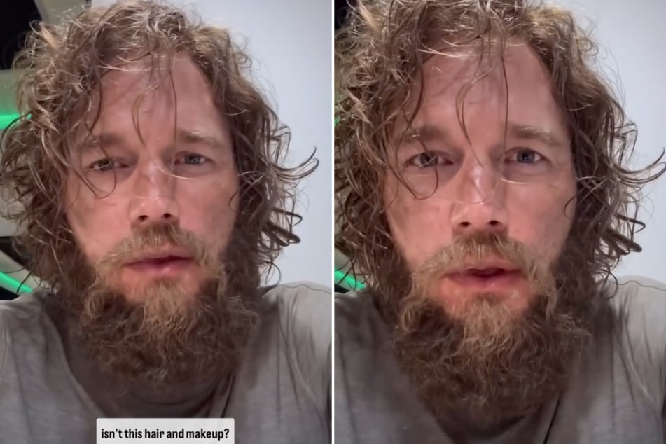 Mit seinem wilden Aussehen ist Schauspieler Chris Pratt (45) auf den ersten Blick kaum wiederzuerkennen.