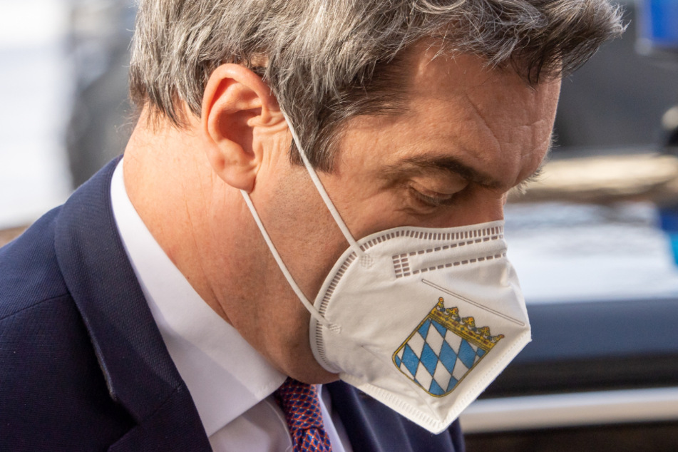 Auch Ministerpräsident Markus Söder (54) hat wohl vom Bund Gutscheine für FFP2-Masken bekommen.