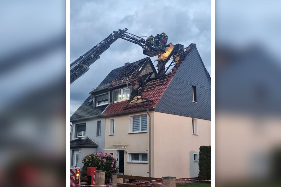 Das Haus ist vorerst nicht bewohnbar.
