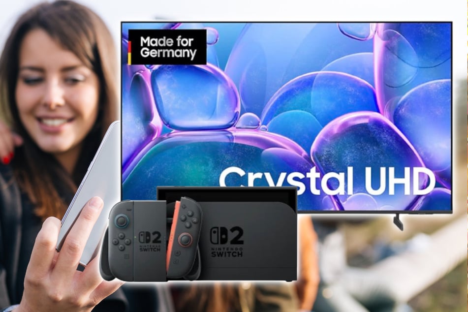 50-Zoll Samsung TV kurzzeitig mit gratis Nintendo Switch 2 zum Spar-Preis