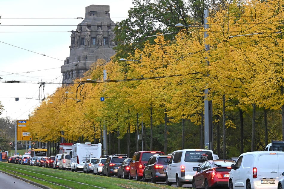 Auf der Prager Straße staut sich der Verkehr gut und gerne mal kilometerweit.