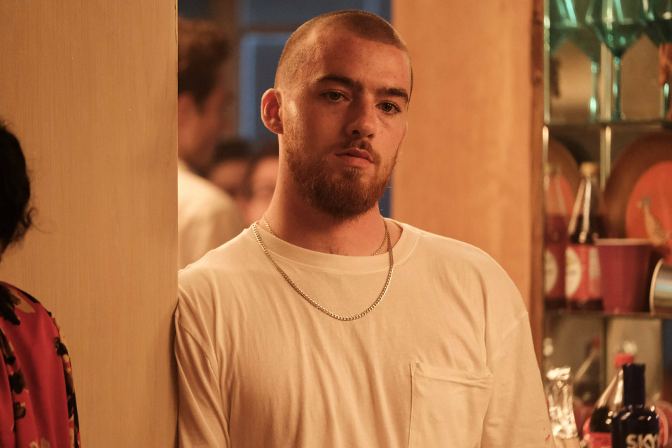 In the season two premiere of Euphoria, Fez, played by Angus Cloud (pictured), viciously attacks Nate, portrayed by Jacob Elordi, after the latter ratted him out to the police in season one.f