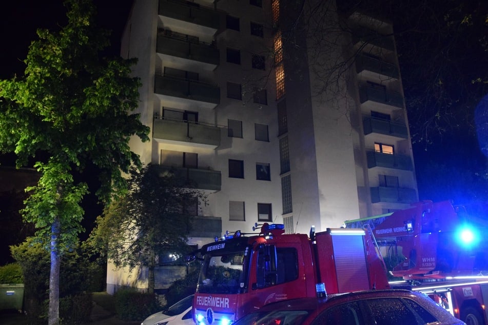 Das gesamte Wohnhaus wurde evakuiert.